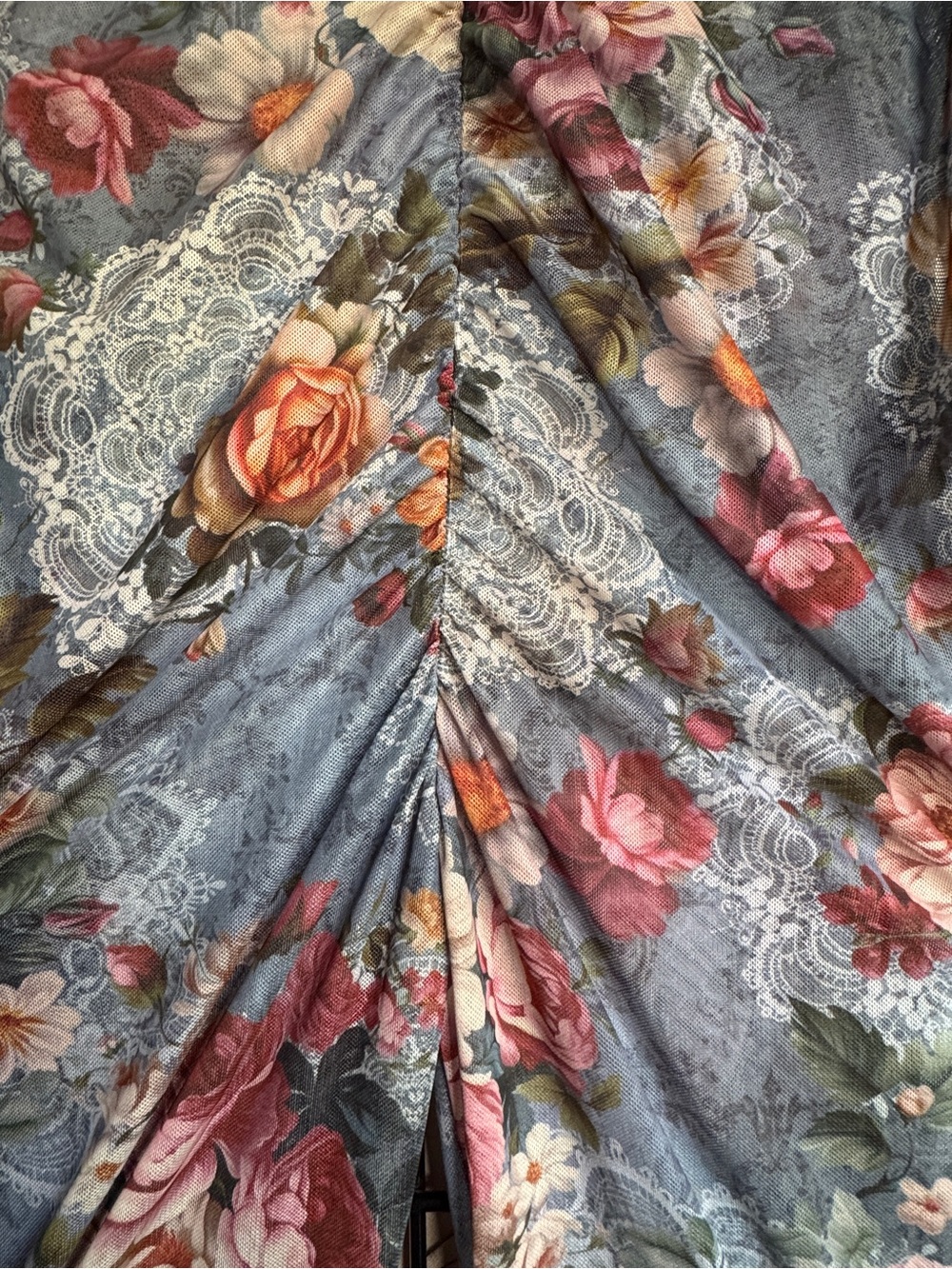 NWT Current Mood Floral Mesh Wide-Leg Pants - Dolls Kill - Picture 10 of 12